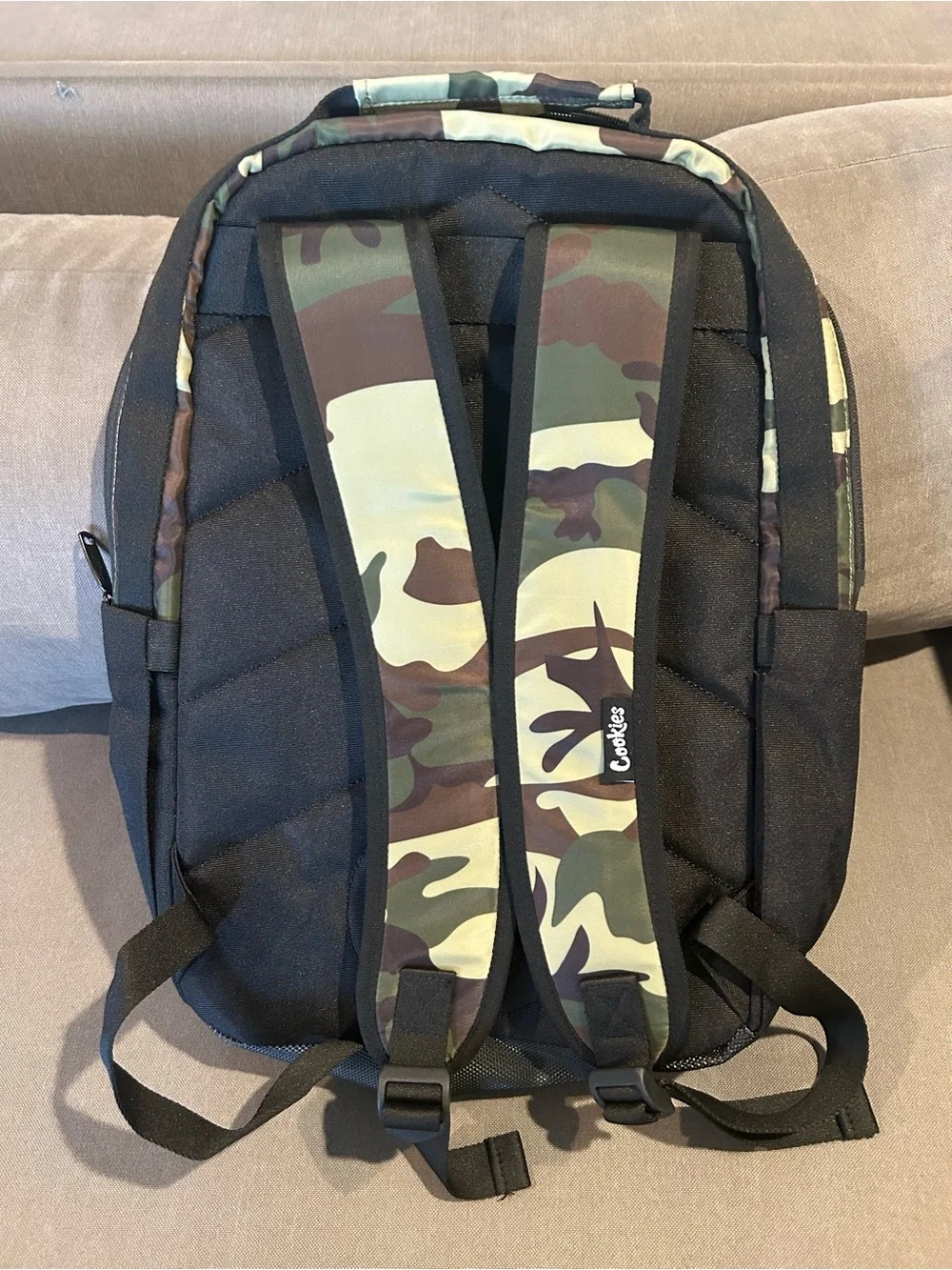 Cookies Camo Backpack with Orange Straps
